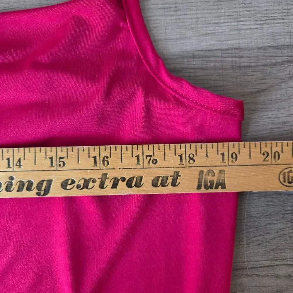 NWT MAURICES SEXY DRESS COWL NECK RED TANK TOP SIZE LARGE - Picture 11 of 12